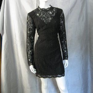 H & M | Black Lace low back Dress